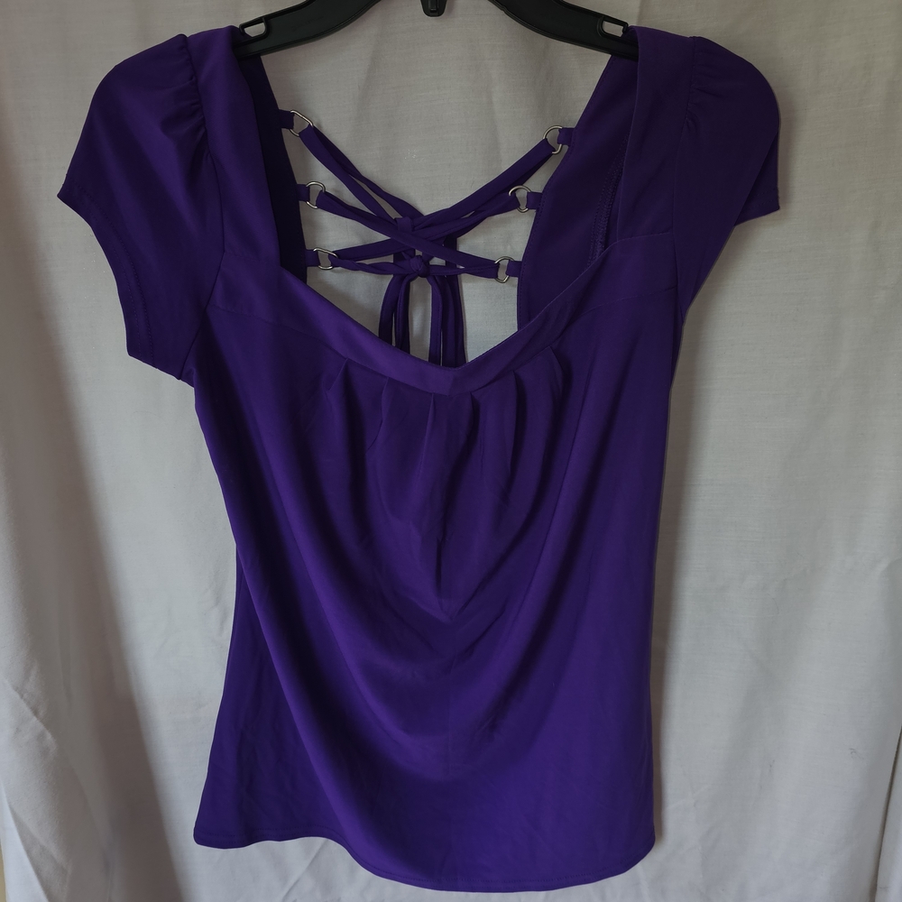 Wrapper Stylish Purple Women's Blouse